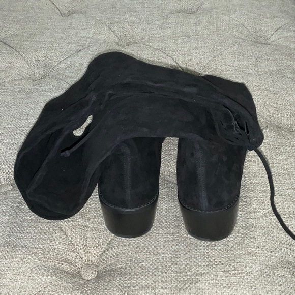 Stuart Weitzman Suede Over-the-Knee Women's Boots - Picture 4 of 4